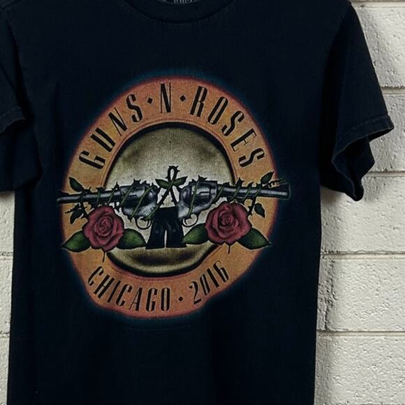 Guns N’ Roses Chicago Black Band Tee size S - Picture 7 of 8